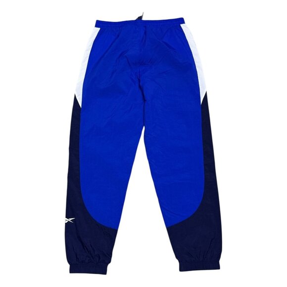 REEBOK NWT Blue Windbreaker Track Splash Activewear Pants Mens Medium - Picture 2 of 6